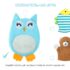 Burete-manusa de baie Roxy Kids Baby Owl (RBS-003)