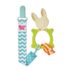 Inel gingival Roxy Kids Bunny cu lantisor, Verde (RBT-001GNSC)