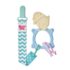 Inel gingival Roxy Kids "Meow" cu lantisor, Albastru (RMT-001SC)