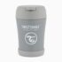 Recipient termic din otel inoxidabil Twistshake pentru alimente cu lingurita 350ml, Gri, (78751)